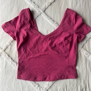 pink lululemon shirt
